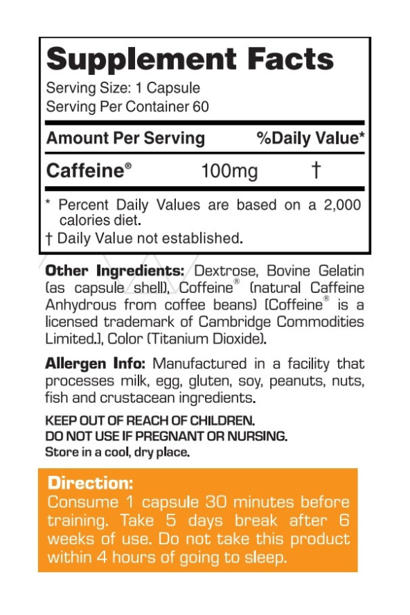 Caffeine 100mg