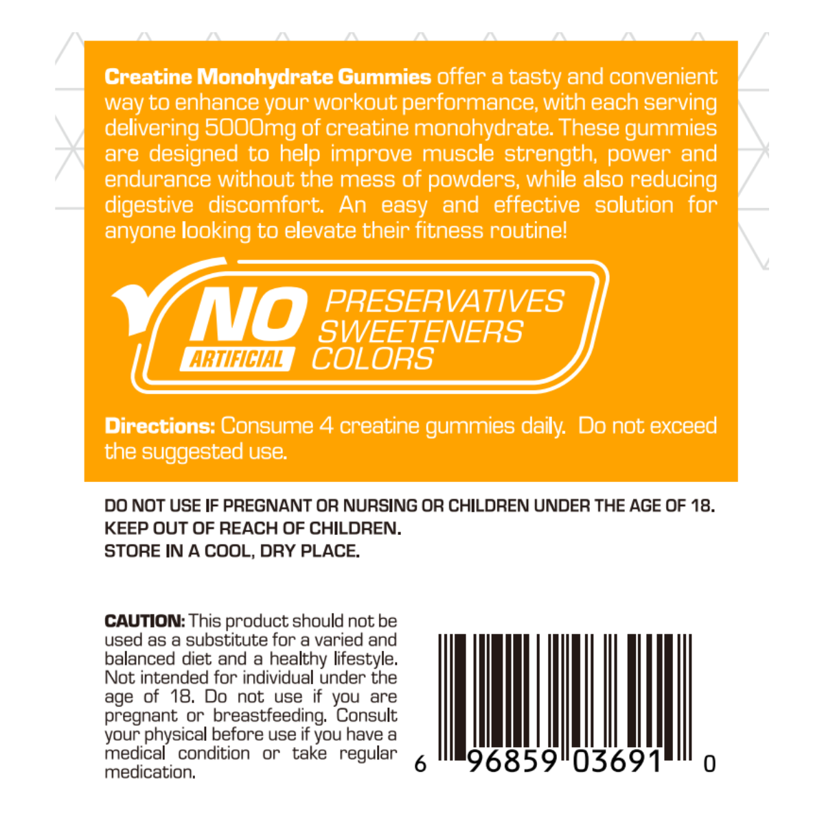 Creatine Gummies 30serv