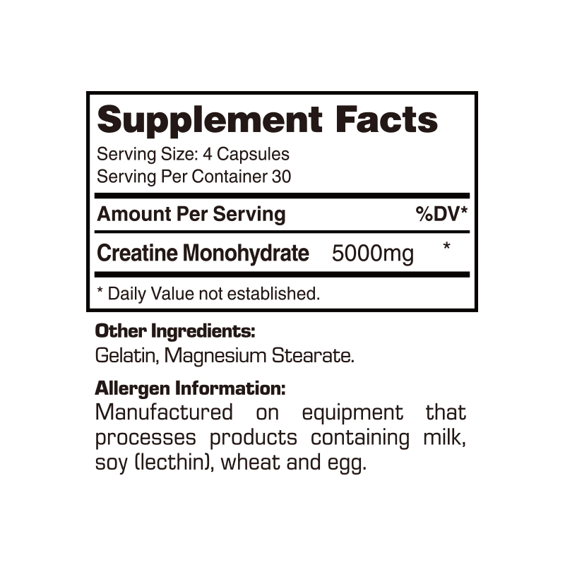 Creatine Monohydrate 5000mg
