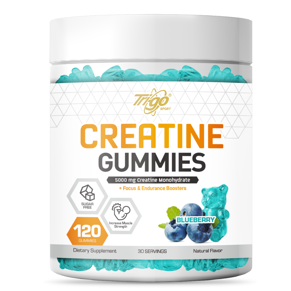 Creatine Gummies + Focus & Endurance Boosters (30serv)