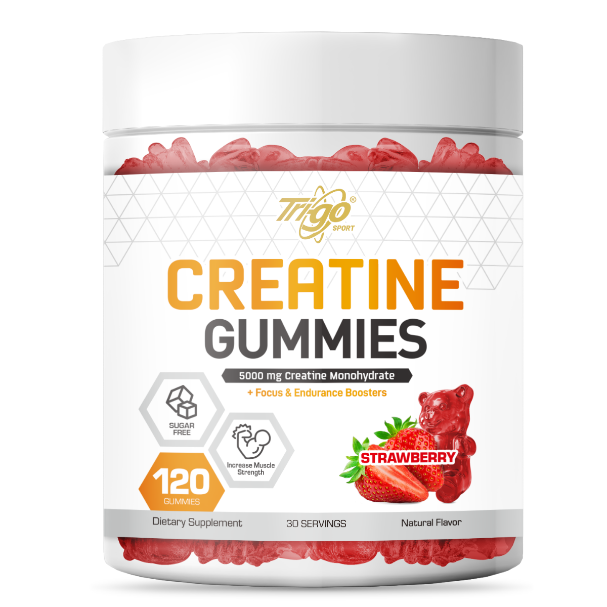 Creatine Gummies + Focus & Endurance Boosters (30serv)